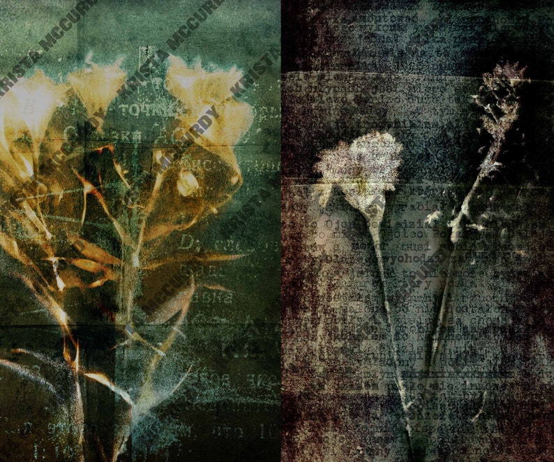 Digital Paper Pack FLORAL GRUNGE VOL. 1 Printable Junk Journal - Etsy