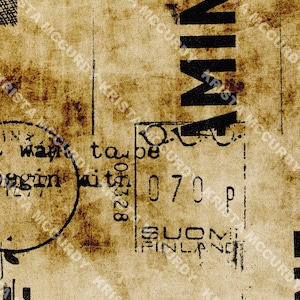Cyfrowy arkusz kolażu do druku nr 3, strona dziennika śmieci, papier do scrapbookingu, natychmiastowe pobieranie, typografia, tablica masterboard kolaży, dziennik artystyczny