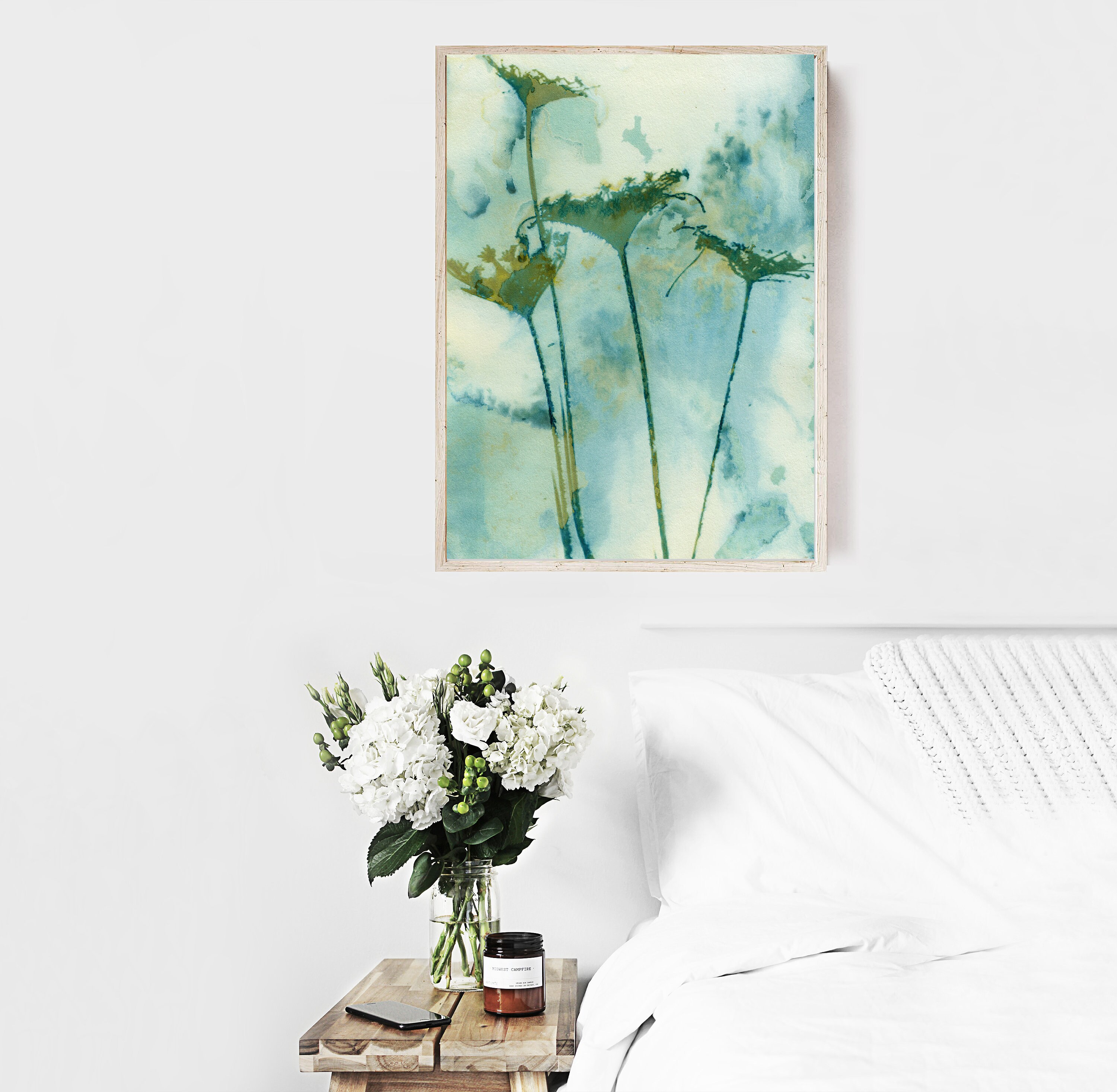 Botanical Wall Art QUEEN ANNE of the MEADOWS Botanical - Etsy UK