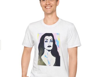Original Art T-Shirt – Portrait of Vampira  | Artist Designed Unisex Tee