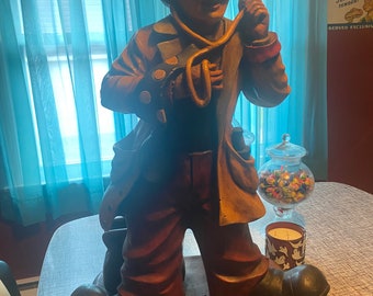 Vintage Large 32” Clown Statue - Doctor Statue - Collectable Clowns - Very Rare!