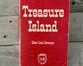 Vintage 1950’s - TREASURE ISLAND by Robert L. Stevenson - Best Seller Classic - Paperback