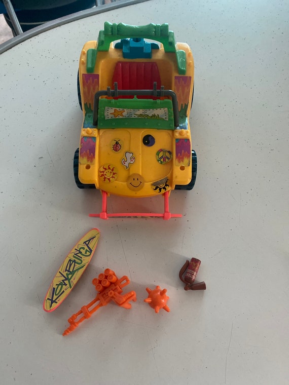 Vintage 1991 Mike's Kowabunga Surf Buggy Vehicle Teenage Mutant