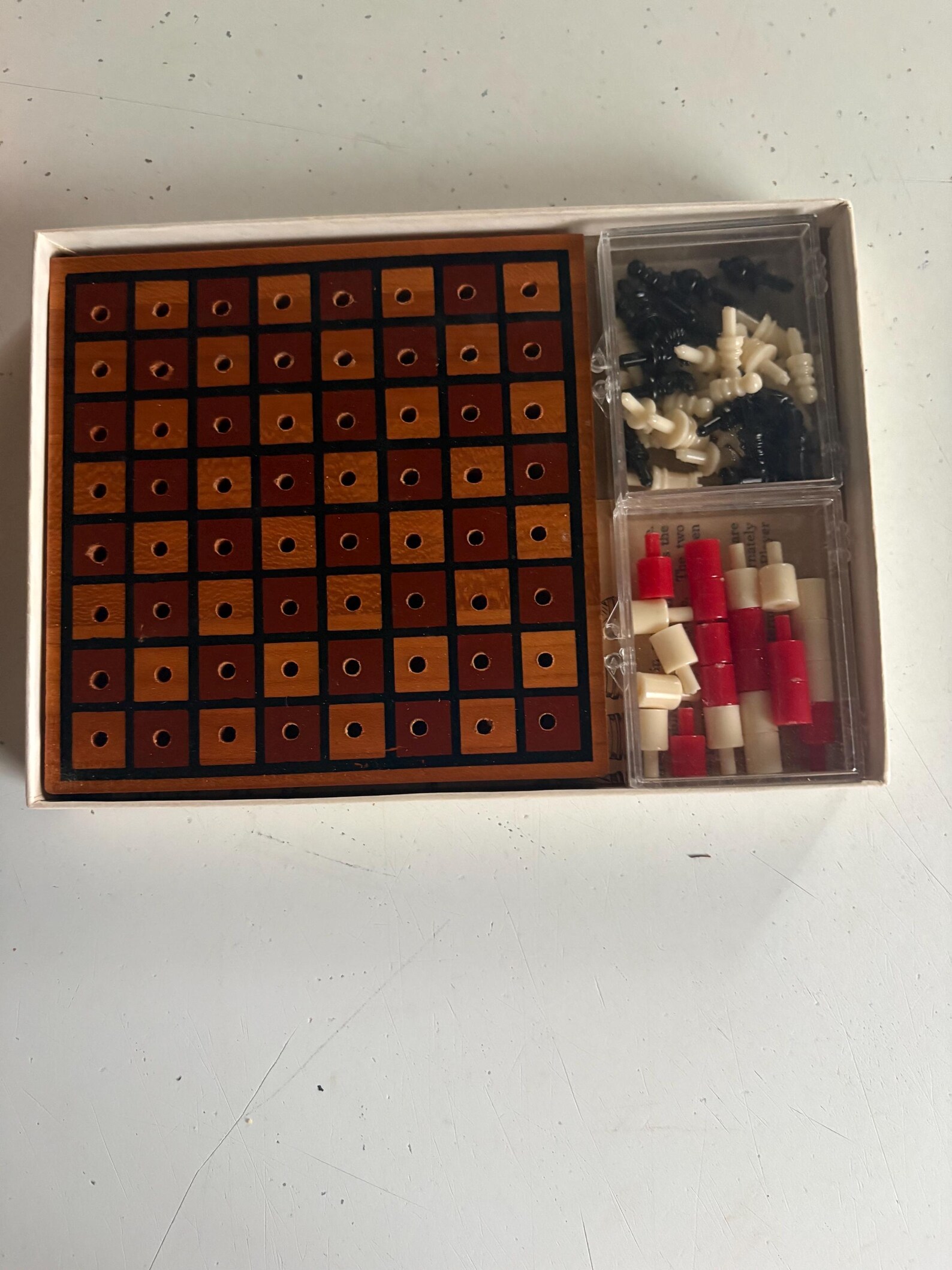 Vintage 1950s Drueke Spartan Chess & Checker Set No. 111 – Mid Century ...