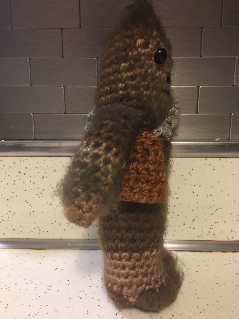 Chewbacca crochet action figure