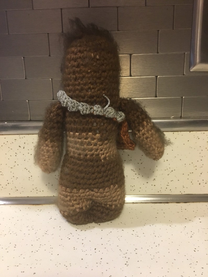 Chewbacca crochet action figure
