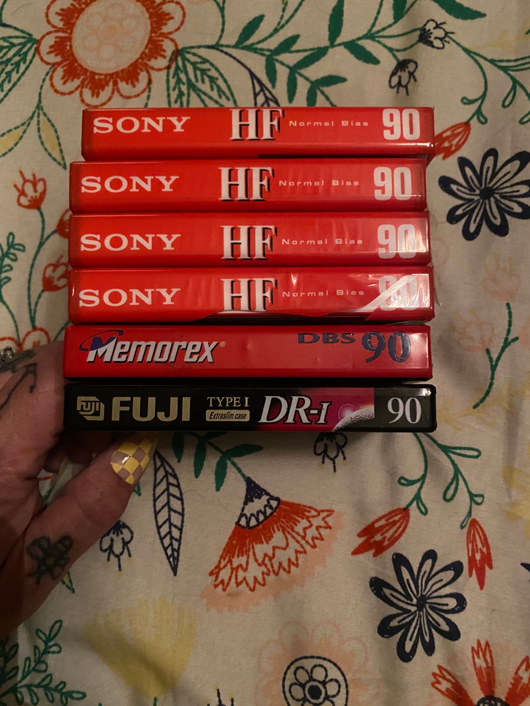 Brand New Vintage Blank Cassette Tape Lot of 6 90 Minute Cassettes Etsy