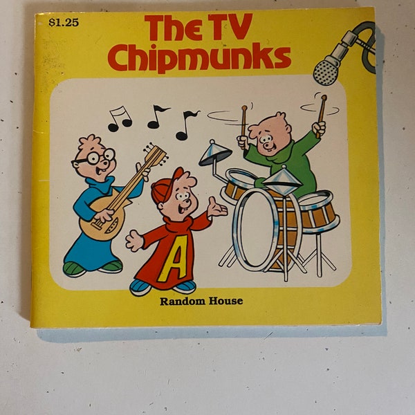 Vintage 1983 The TV Chipmunks - Paperback - Alvin and the chipmunks