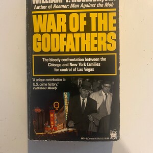 Vintage 1992 War Of The Godfathers - Paperback - Chicago New York Mob