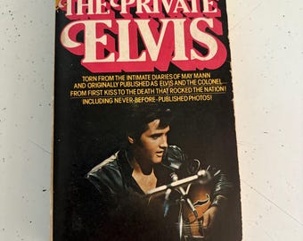 Vintage 1977 The Private Elvis - Paperback - Elvis Presley