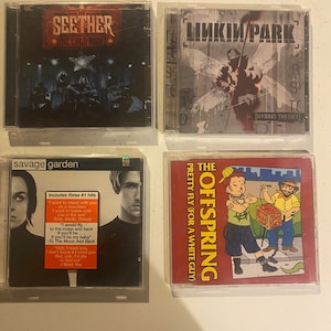 Vintage 1990’s & Early Y2K  CD Lot of (4) The Offspring - Savage Garden - Seether - Linkin Park