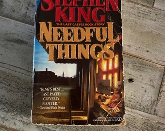 Vintage 1992 Stephen King - Needful Things - Paperback