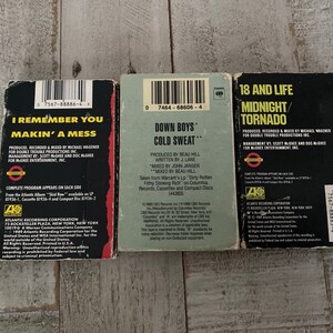 Vintage 1989 Skid Row Single Cassette Tapes 2 I Remember - Etsy