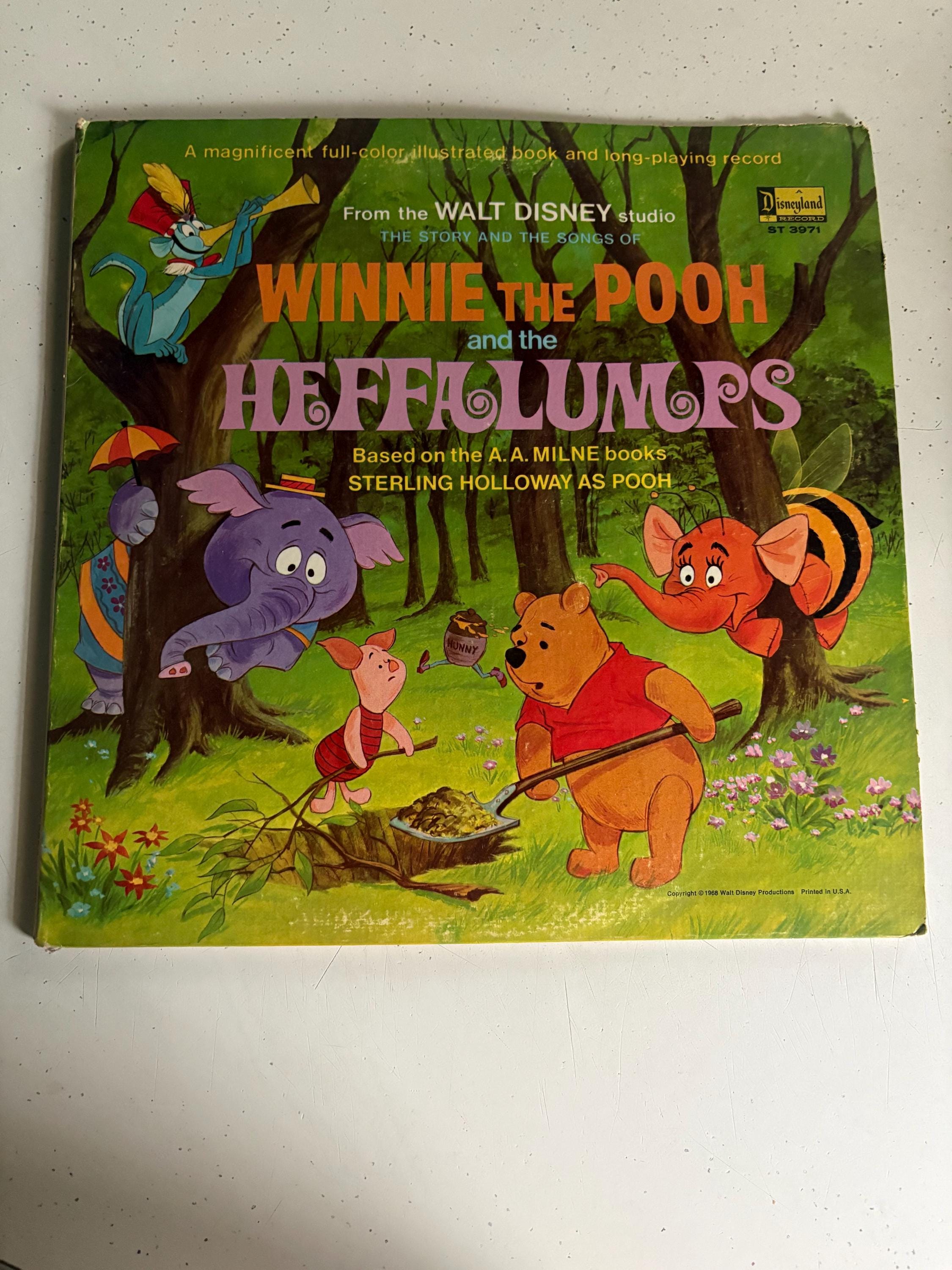Winnie the Pooh Vinyl Record - Etsy