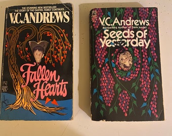 Vintage 1980’s V.C. Andrews Book Lot - Seeds of Yesterday & Fallen Hearts