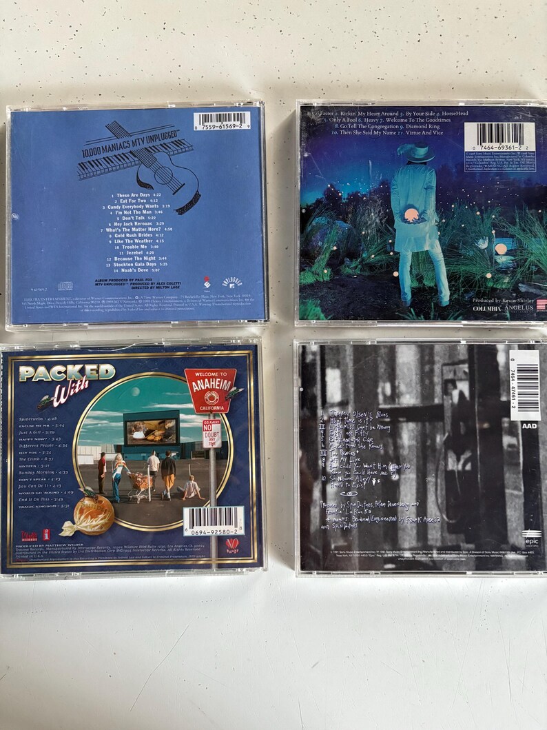 Vintage 90’s Alternative CD Lot of (4) Black Crowes - No Doubt - Spin Doctors - 10,000 Maniacs image 2