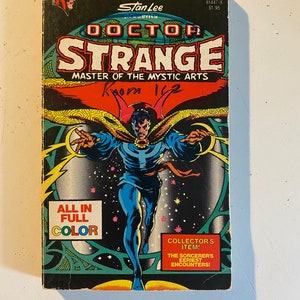 Vintage 1978 Doctor Strange - Master of the Mystic Arts - Stan Lee - Collectible