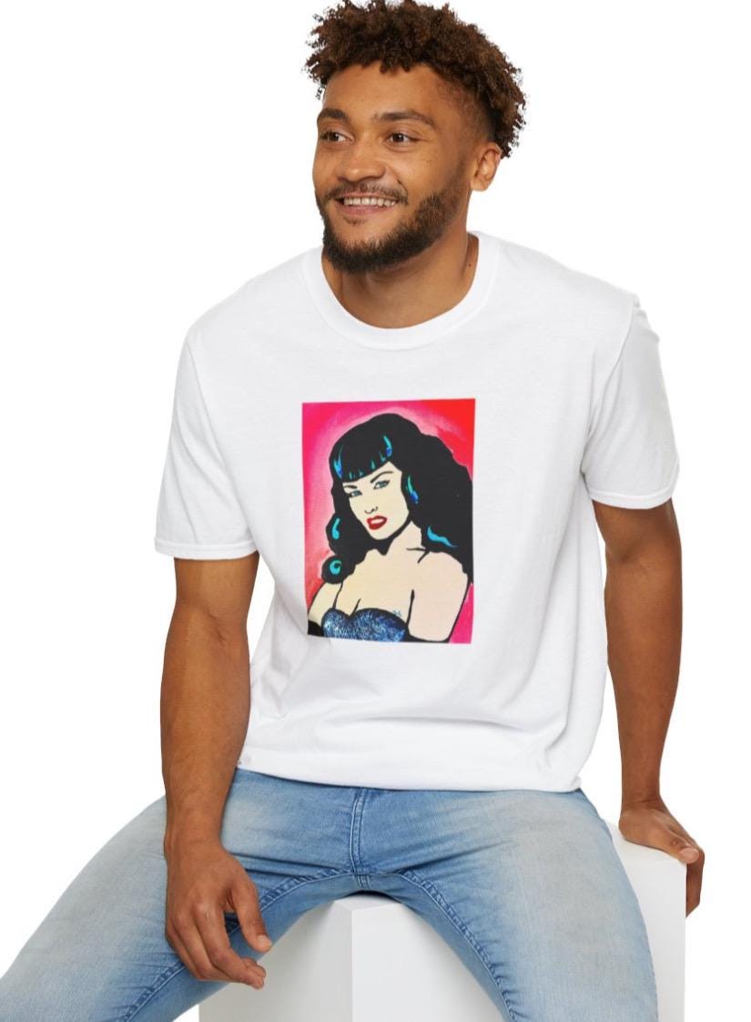 Bettie Page T Shirt - Etsy
