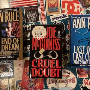 Vintage  True Crime Book Lot of (3)