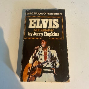 Vintage 1972 Elvis - A Biography - by Jerry Hopkins - Paperback