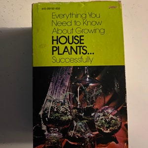 Vintage 1973 Everything You Need To Know About Growing House Plants Book Set of 6