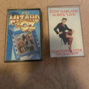 Vintage Wizard of Oz Cassette Tape - Judy Garland- Wizard of Oz Soundtrack - Wizard of Oz Gifts - Played & Tested