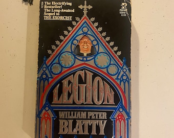 Vintage 1984 Legion by William Peter Blatty - Exorcist Sequel - Paperback