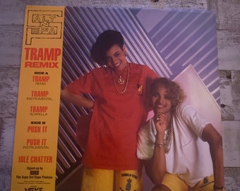 Vintage 1987 Original Salt N Pepa Tramp Remix Vinyl - Push It - Rare - 80’s Rap