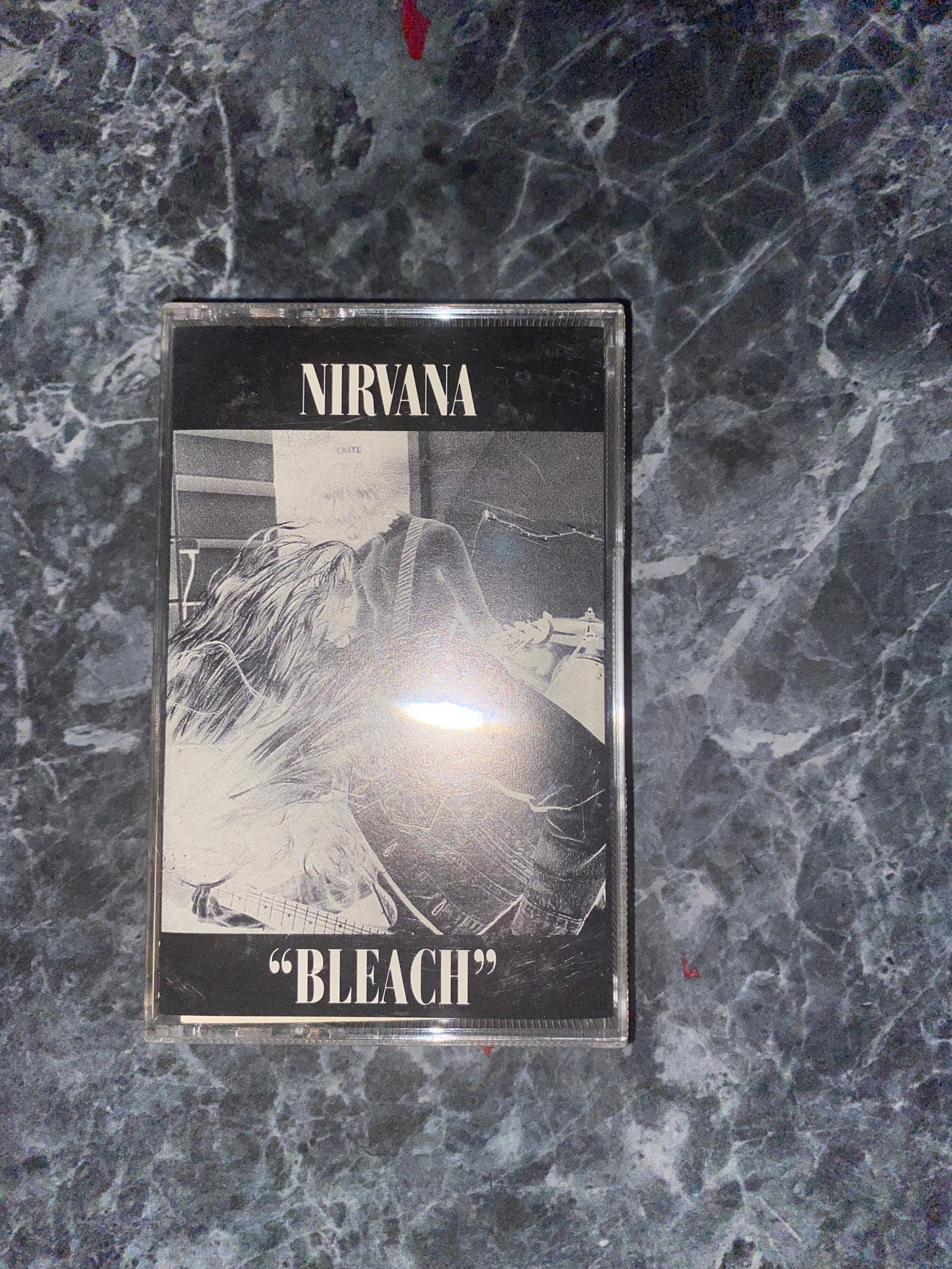 Vintage 1989 Nirvana Bleach Cassette Tape Original Release Etsy