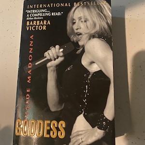 Vintage 2001 Goddess Inside Madonna Book - Paperback- Like New