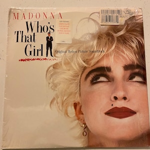 Vintage 1987 Madonna - Who’s That Girl Vinyl LP - Original Motion Picture Soundtrack