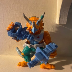 Triceraton TMNT Teenage Mutant Ninja Turtles Vintage Dinosaur Action Figure 1990