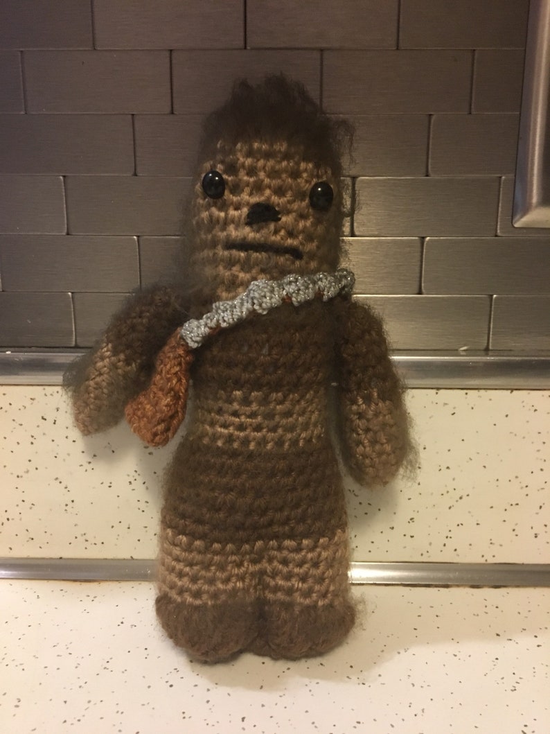 Chewbacca crochet action figure