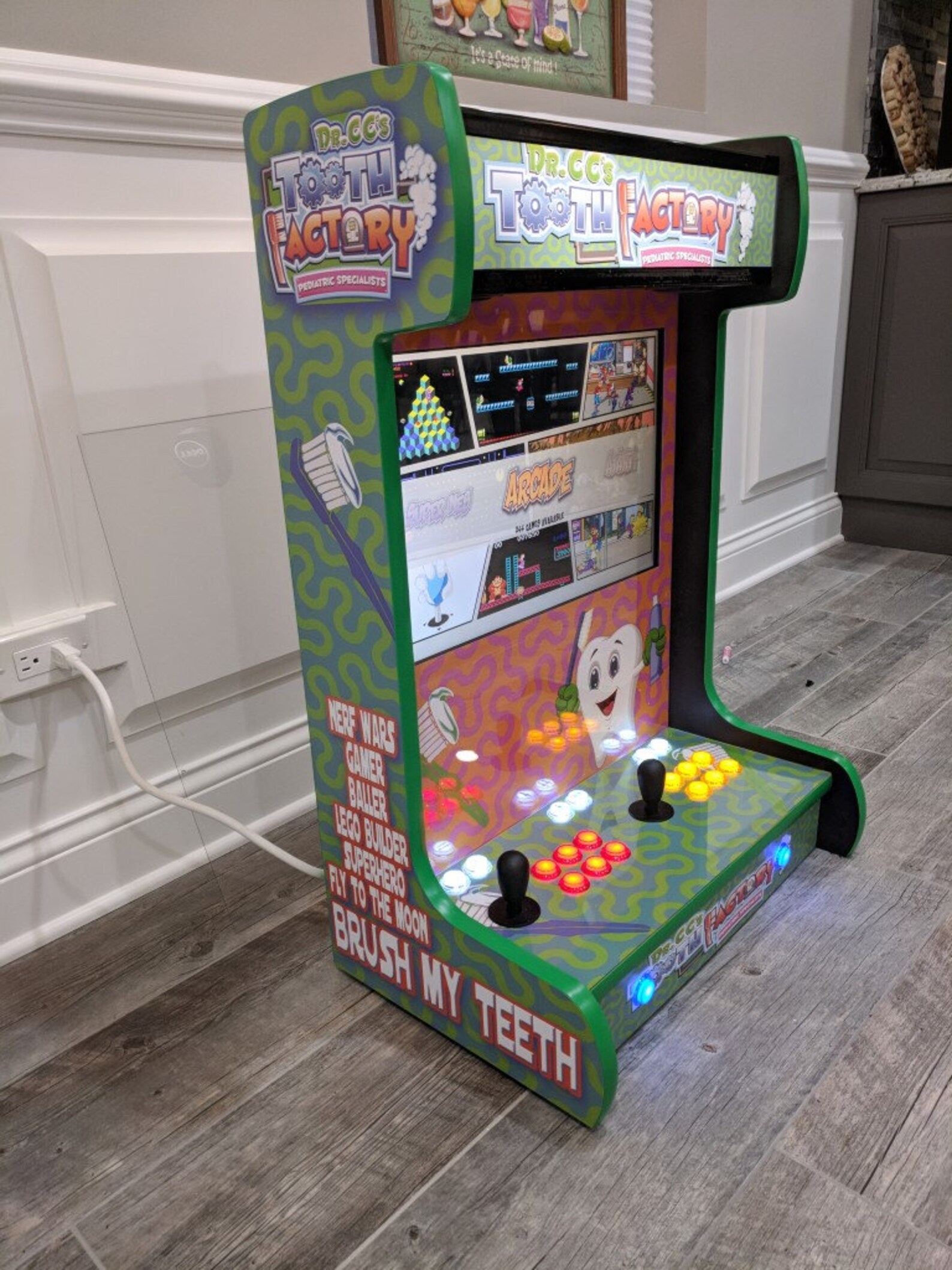 Unique Wallmounted Arcade Custom Built for You. Etsy Canada