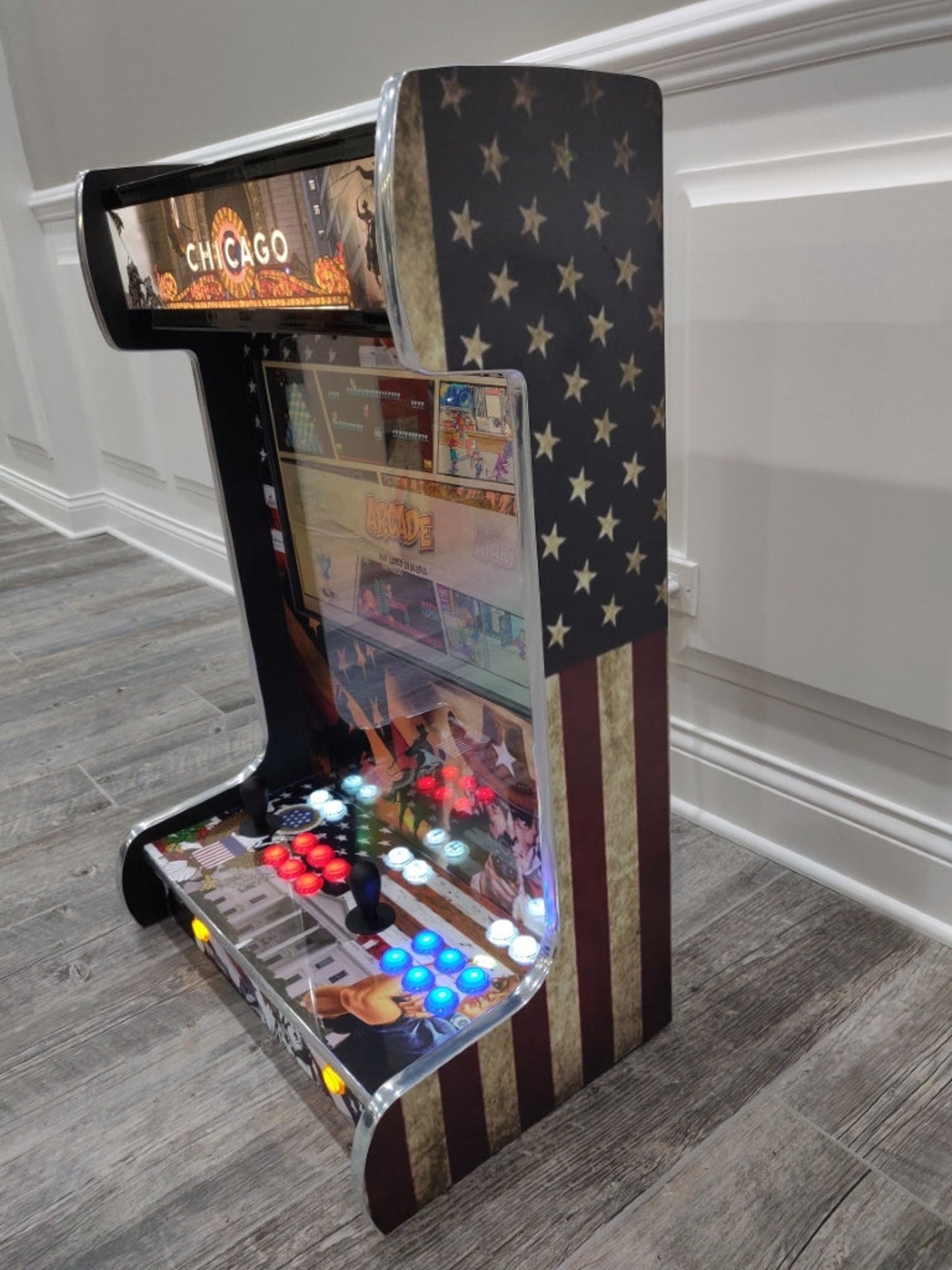 Unique Wallmounted Arcade Custom Built for You. Etsy Canada