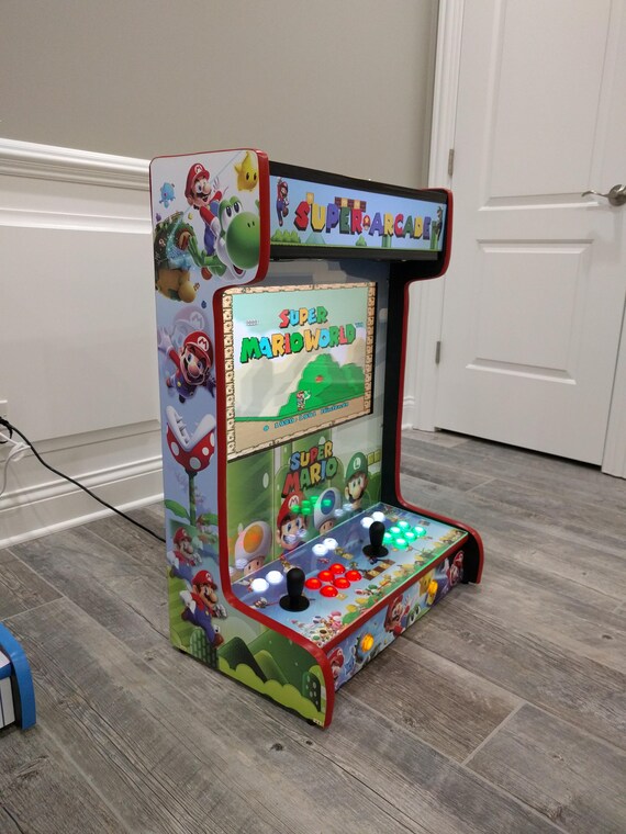 Unique Wall Mounted Arcade Cabinet Custom Built For You Etsy
