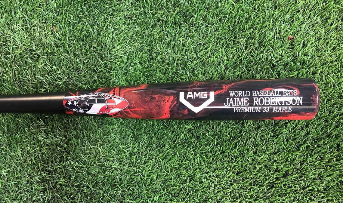 Custom Full Color Logo Baseball Bat Etsy