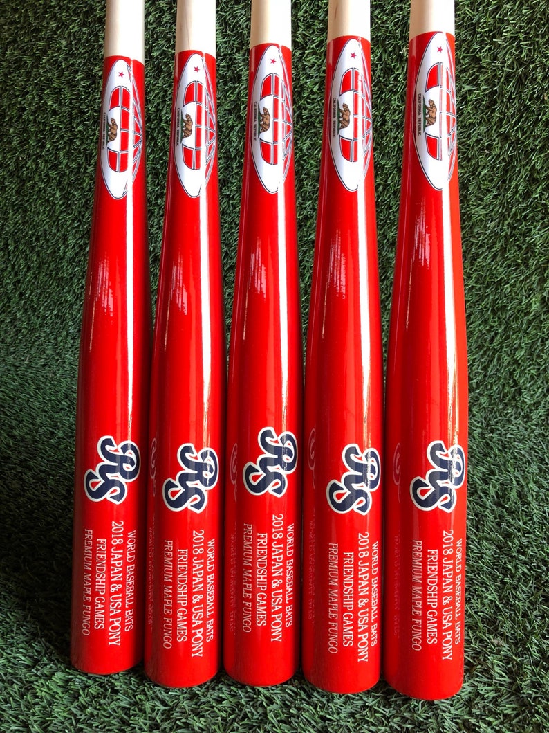 Custom Full Color Logo Baseball Bat Etsy