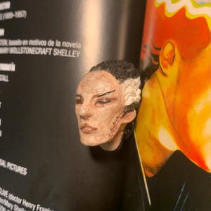 Bride of Frankenstein Resin Pin / Classic Horror Monster Pin