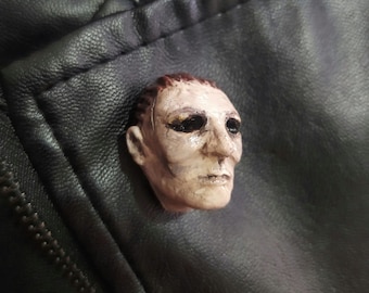 Michael Myers Halloween Resin Pin / Classic Horror Monster Pin