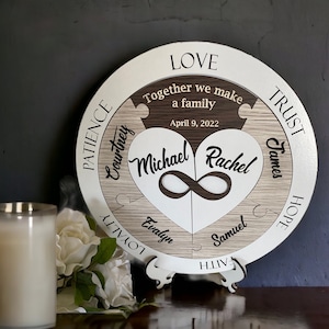 Infinity Wedding Ceremony Puzzle for Blended families