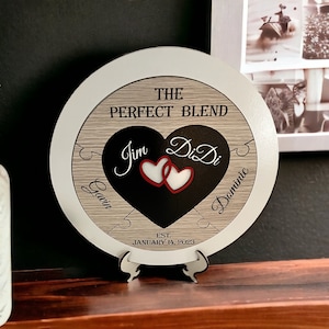 Unity Ceremony Idea, Unity Puzzle for Wedding, Blended Family, Alternative to Candle Pouring Ceremony - Perfect Blend
