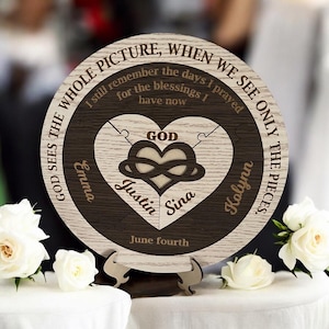 Blended Family Wedding Unity Puzzle: Infinity Heart Ceremony