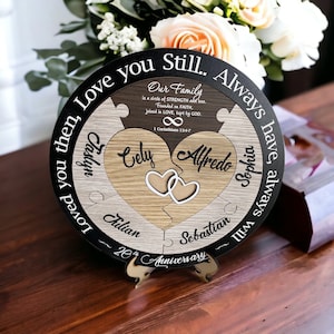25th Wedding anniversary gift for couple, 40th Wedding anniversary gift, 50th Wedding anniversary gift, 10 Year Wedding anniversary gift