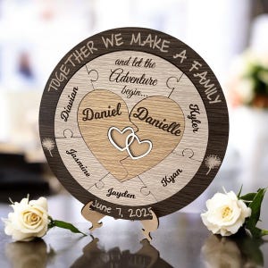 Blended Family Unity Alternative, Wedding Ceremony Puzzle, Unity Ceremony Idea