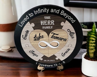 Unique Wedding Ceremony Gift for a Blended Family, Unity Puzzle