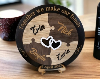 Unity Ceremony Idea - Wedding Unity Puzzle, Unity Ceremony Idea, Alternative to Candle Lighting and Sand Pouring Ceremony