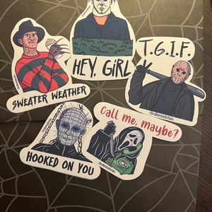 Granddaddies of Horror Film Fandom Stickers