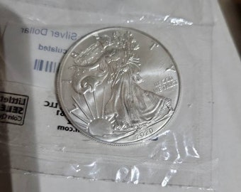 2020 Uncirculated Silver America Eagle Coin