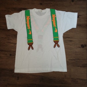 Newport cigarettes Suspenders T Shirt X Large from 1990's image 1